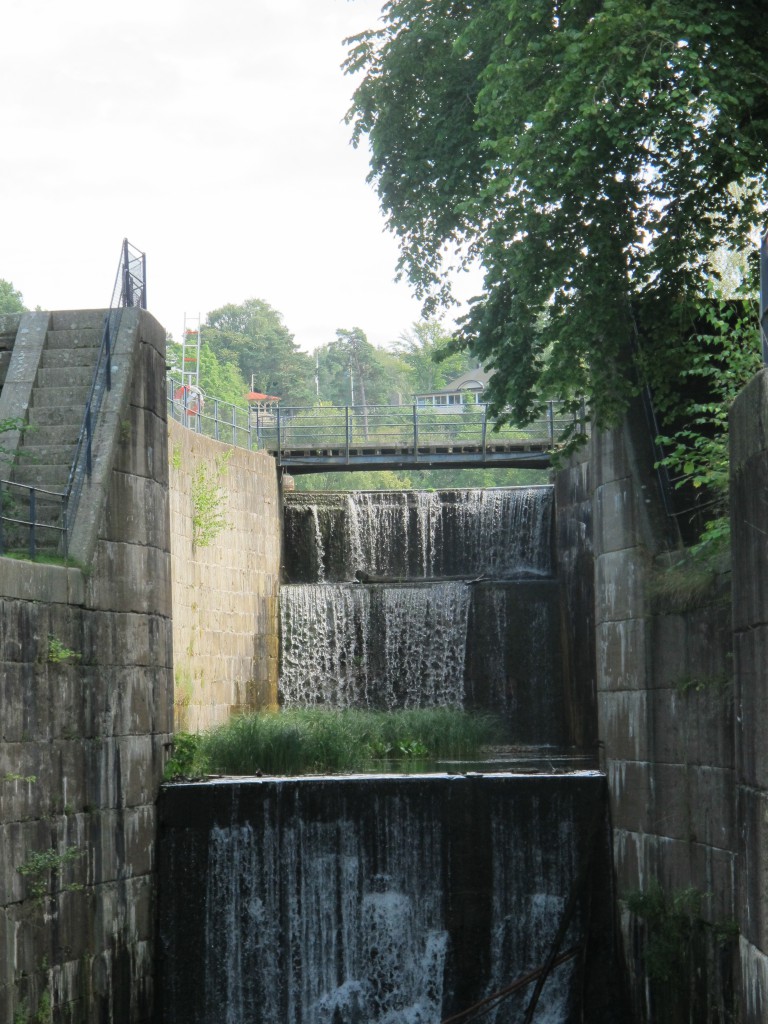 En del av 1844 års slusstrappa